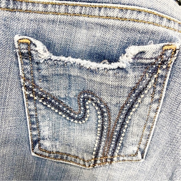 Citizens of Humanity | Distressed boho stretch #111 Low Waist Bootcut Jeans 25 - Picture 12 of 16